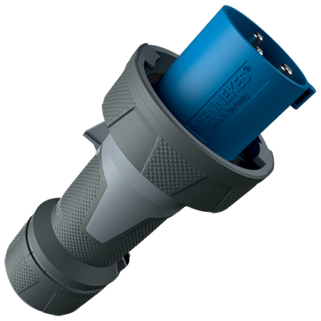 Mennekes PowerTOP® Xtra Plug 63A 2P+E 230V 6H IP67 13202