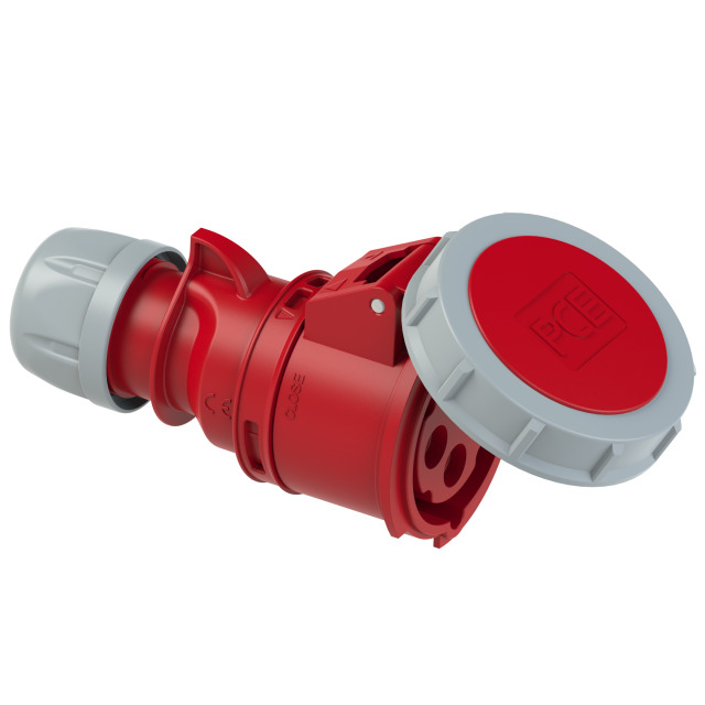 PCE Container Reefer Trailing Socket 3P+E 32A 440V 3h IP67 2242-3v