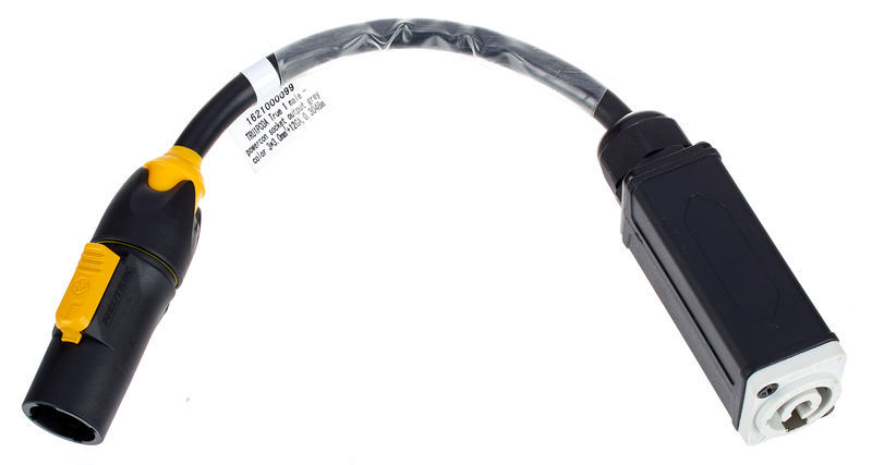 PowerCON True1 Input Plug IP65 (male) to 20A PowerCON Grey