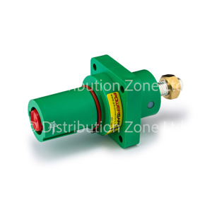 Powersafe Powerlock Panel Mount Drain Connector 500A Earth Green T5
