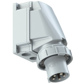 PCE Wall Mount Appliance Inlet 63A 3P+N+E 50V IP67 535-1
