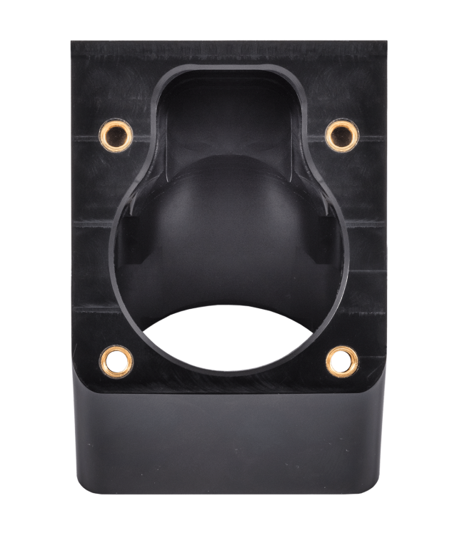 PowerSyntax Basic Panel Source Angled M12 threaded Hole SPX 45° 480A  L2 Black T5