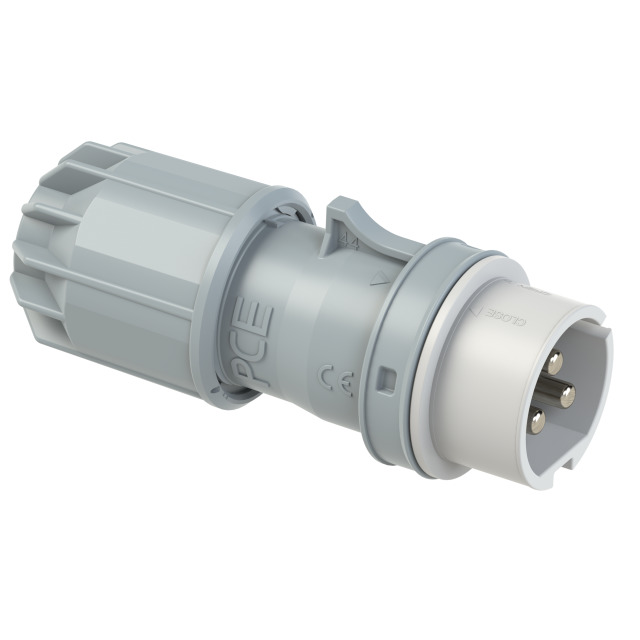 PCE Low Voltage Trailing Commando Plug 16A 3P 24/42V DC IP44 083-10v
