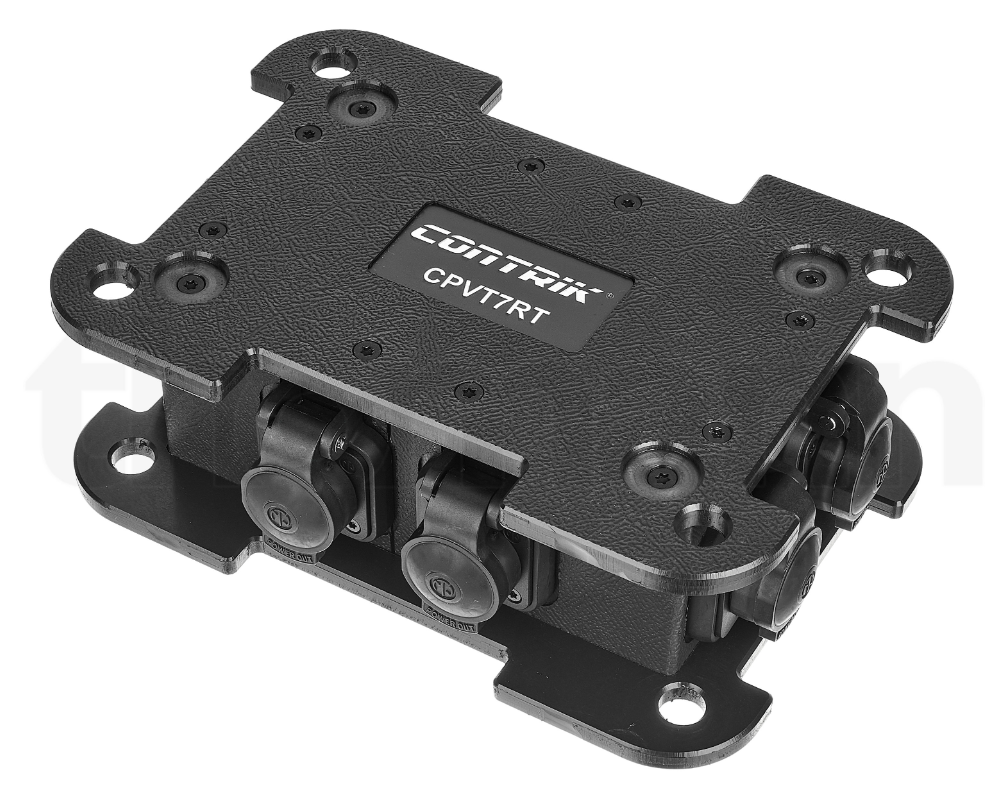 Power Turtle Xtreme Outdoor 1 x powerCON TRUE1 TOP In- 7 x PowerCON® TRUE1® TOP Out.