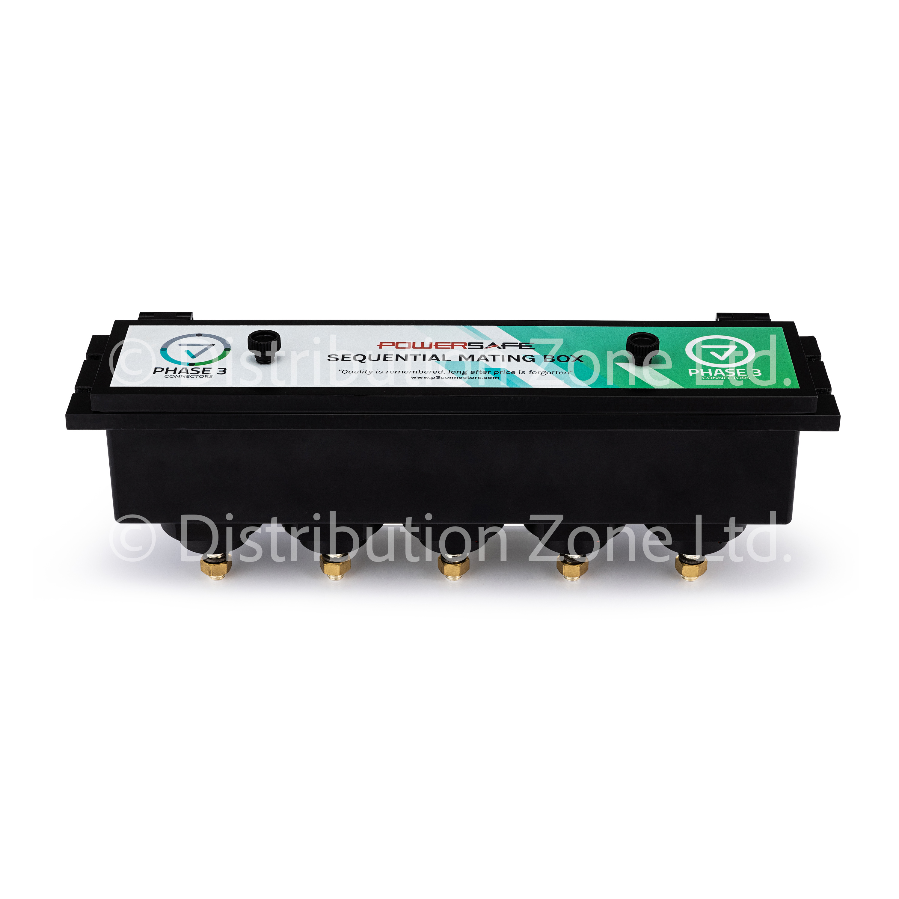 Powersafe 800A 3pH+N+E Powerlock Sequential Box Panel Drain (With Lid) 5 Port PD5-E-108L