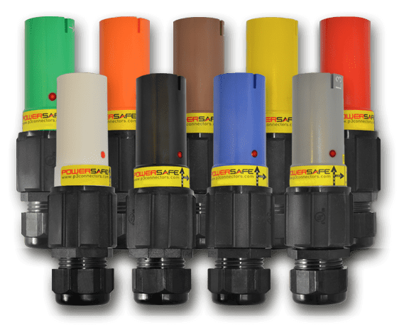 Powersafe Powerlock 800Amp Connector Line Drain 240 mm2 M50 L2 Orange USA HV
