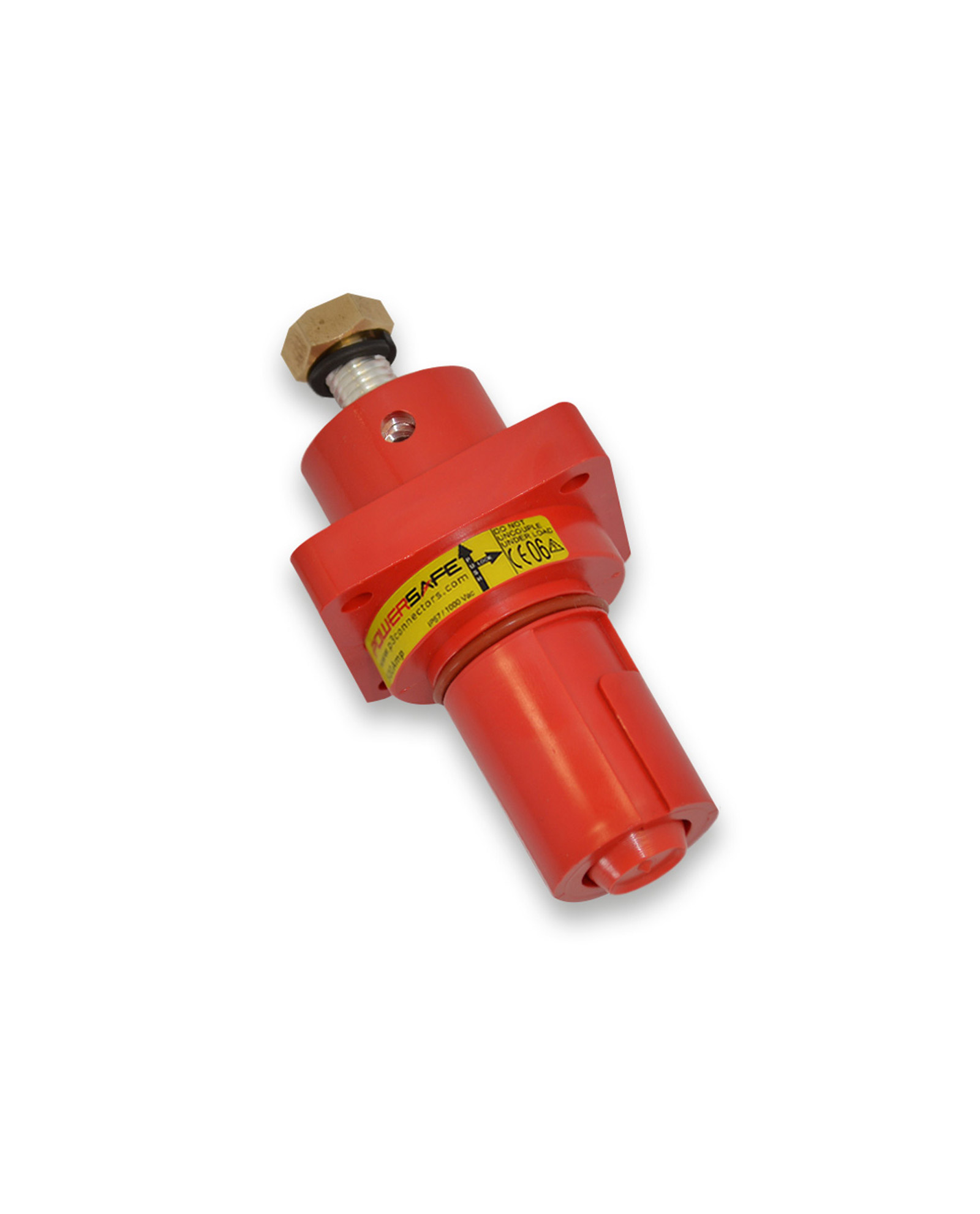 Powersafe Powerlock 500Amp Panel Mount Drain Connector Red L1 T5 Old UK + Australia
