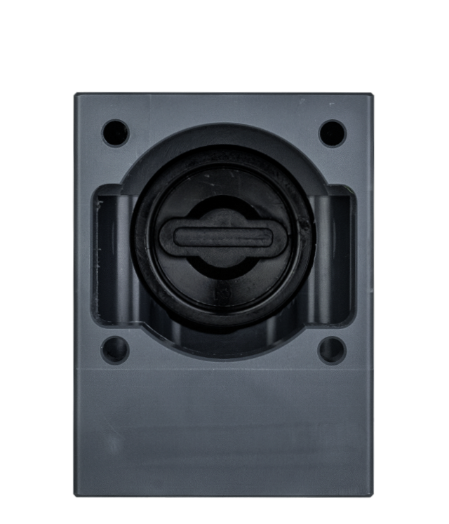 PowerSyntax Basic Panel Drain 480A 90° angled Panel Drain Earth Green T5