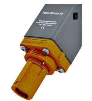 PowerSyntax Basic Panel Drain Angled M12 threaded Hole SPX 45° 480A L1 Brown T5