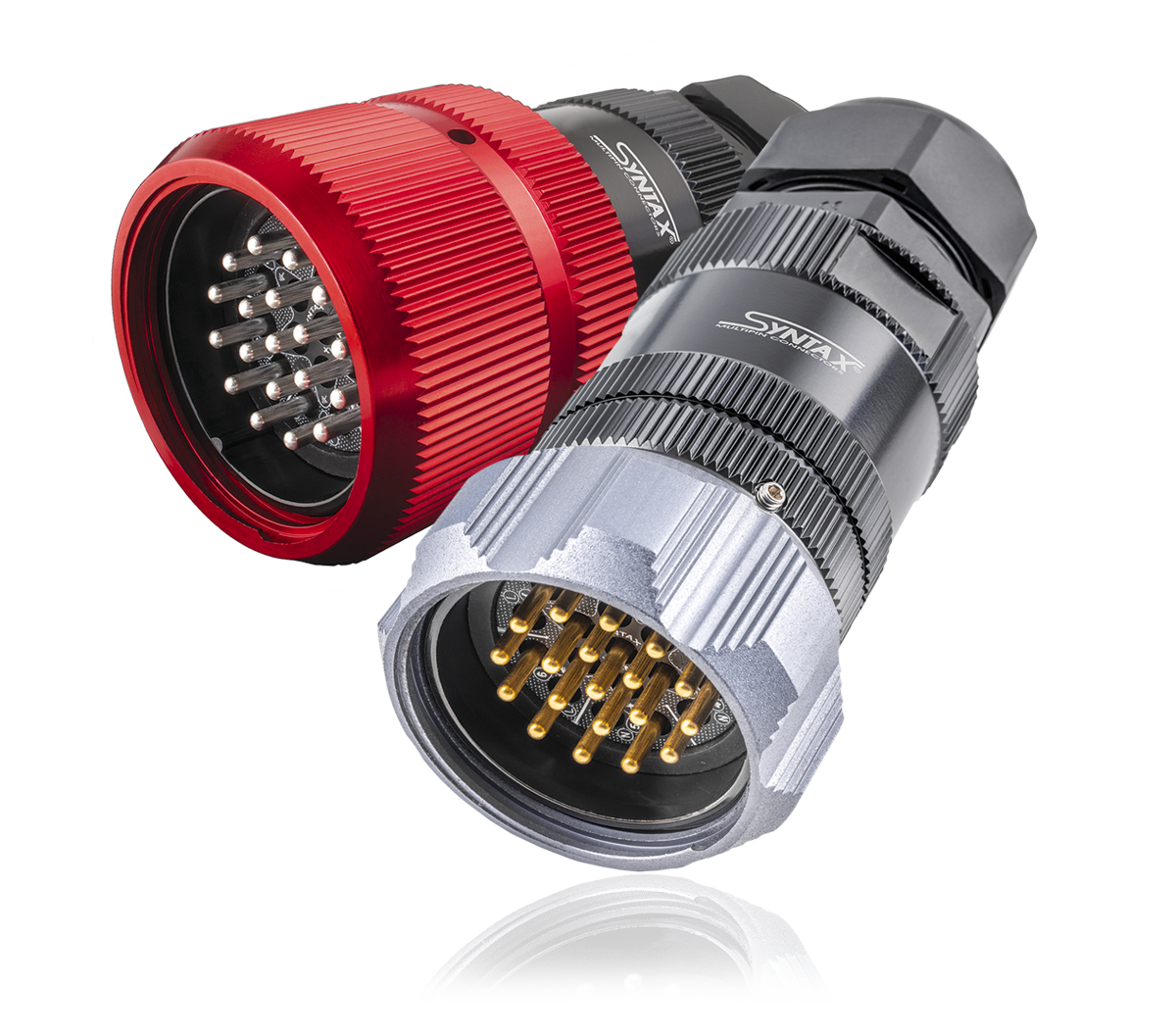 SYNTAX Socapex 19 Pin Female Inline Connector Silver Pins (Installation Required) M40 19/28mm² Crimp