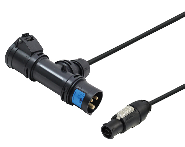 PCE T Connect to to PowerCON TRUE1 TOP with 2 Metre H07RN-F 3G 2.5 mm².