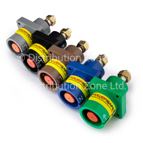 Powersafe Powerlock Full Set of 5 x Panel Mount Source 500A Connectors T5
