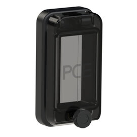PCE Black Hinged Window Fuse Window 2 Modules IP67 900602s