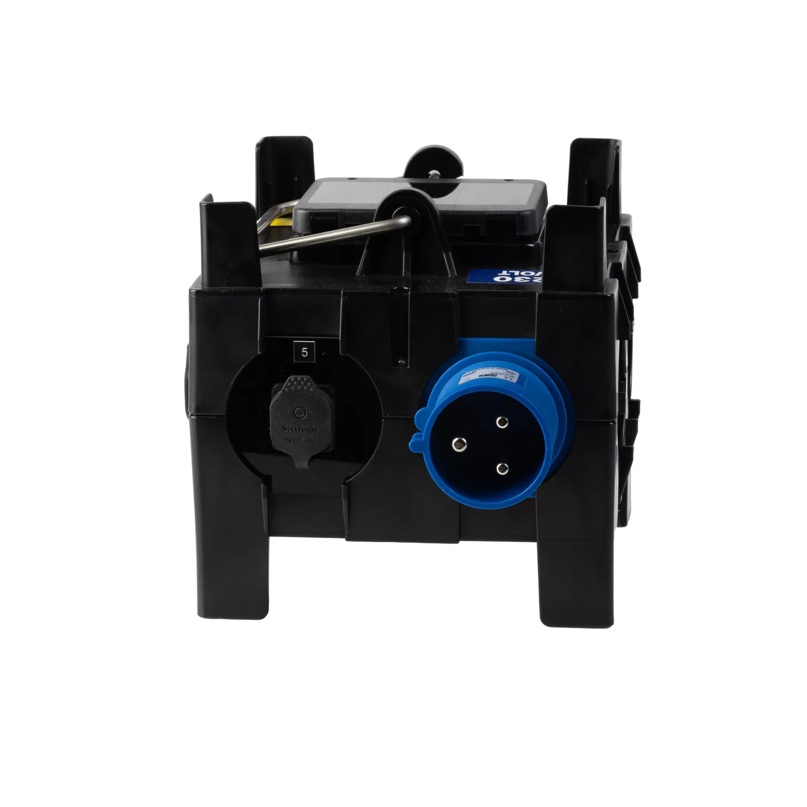 PCE IMST Distro Box 32A 1pH+N+E 230V In/Out to 4 x PowerCON True 1 RCBO + 4 x MCB's