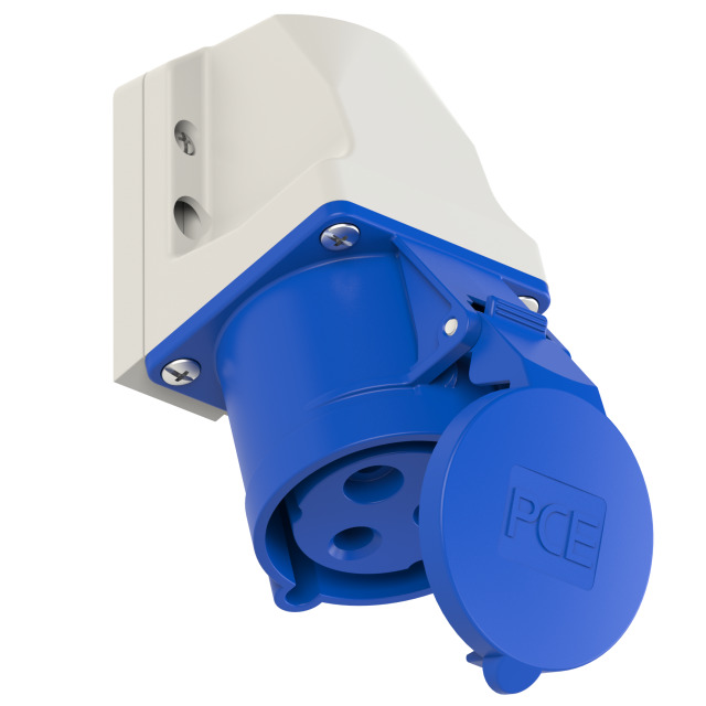 PCE Wall Socket 32A 230V 2P+E IP44 123-6k