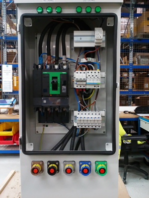Powerlock Wall Box Panel Source L1 L2 L3 N-Blue E-Green with Adjustable Earth Leakage Protection 400A