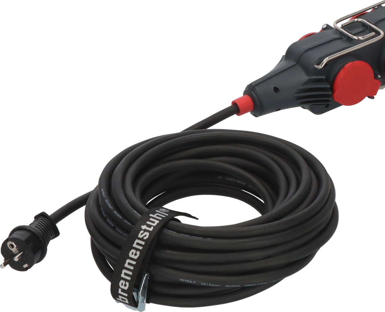 Brennenstuhl 4-gang Schuko distribution box with 15m cable H07RN-F 3G 1.5mm²