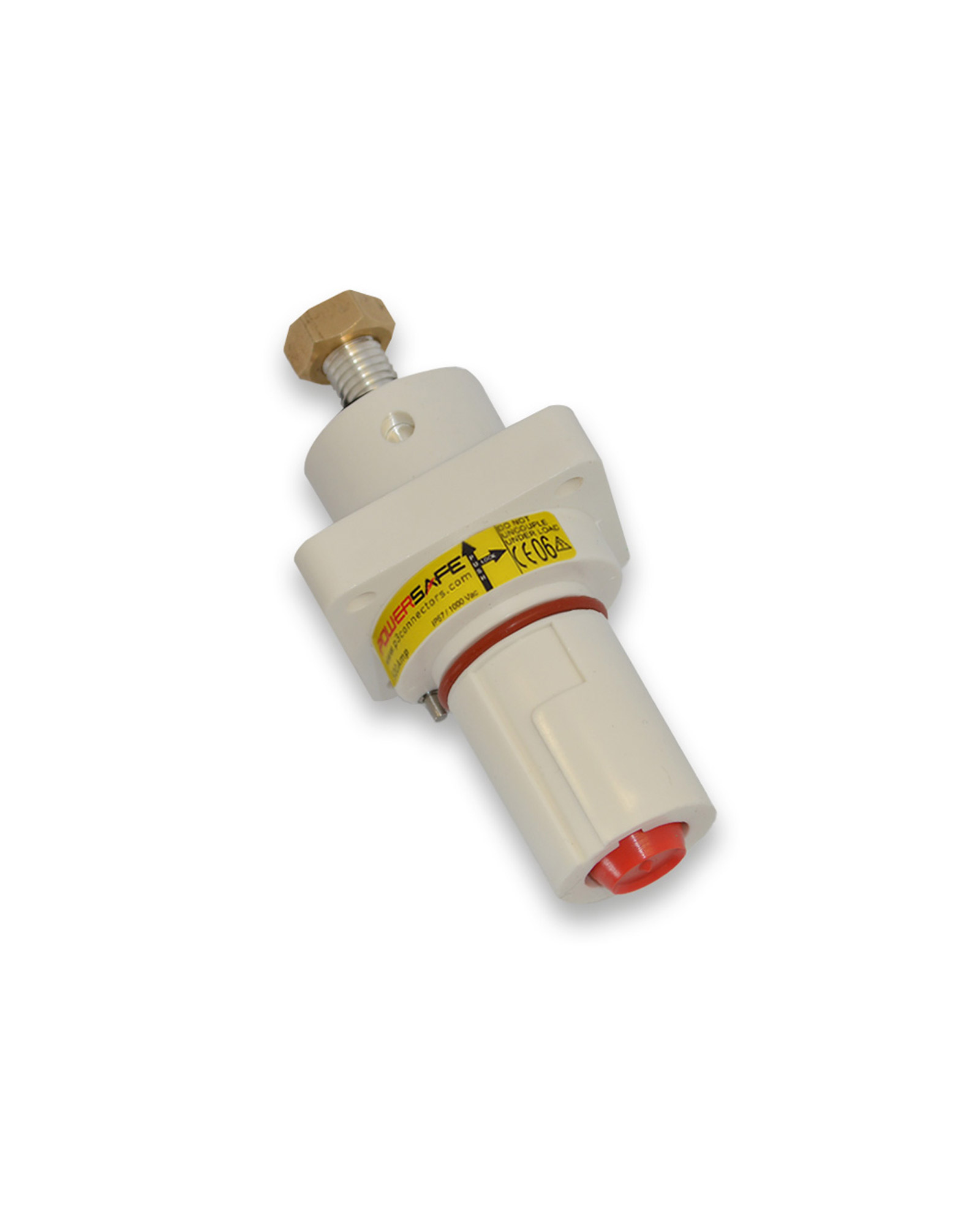 Powersafe Powerlock 500Amp Panel Mount Drain Connector White L2 T5 Australia