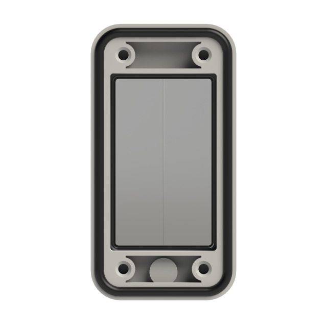 PCE Grey Hinged Window Fuse Window 2 Modules IP67 900602