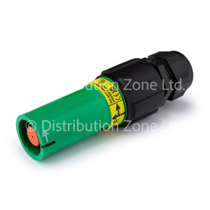 Powersafe Powerlock Connector 500A Line Source Set Screw Earth Green 120mm2 M40A
