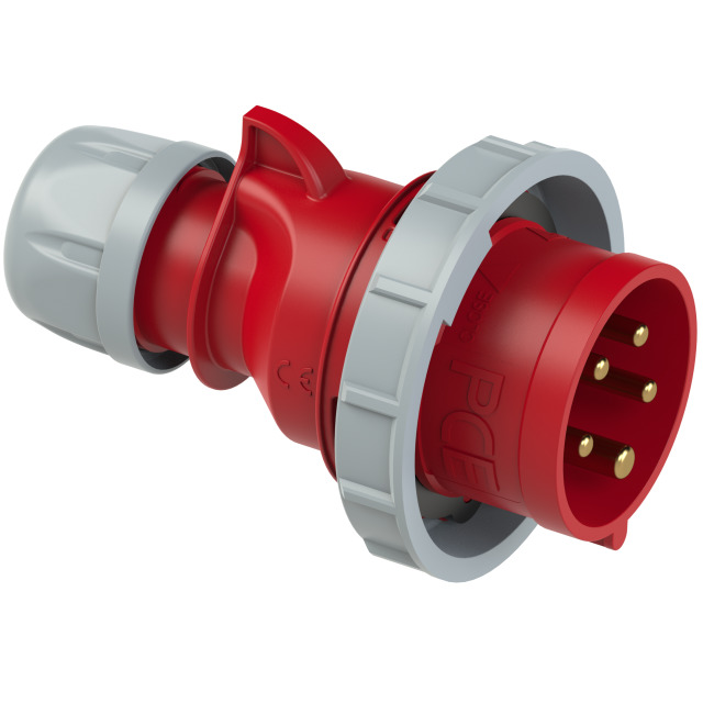 PCE Trailing Commando Plug 32A 3P+N+E 415V IP67 0252-6