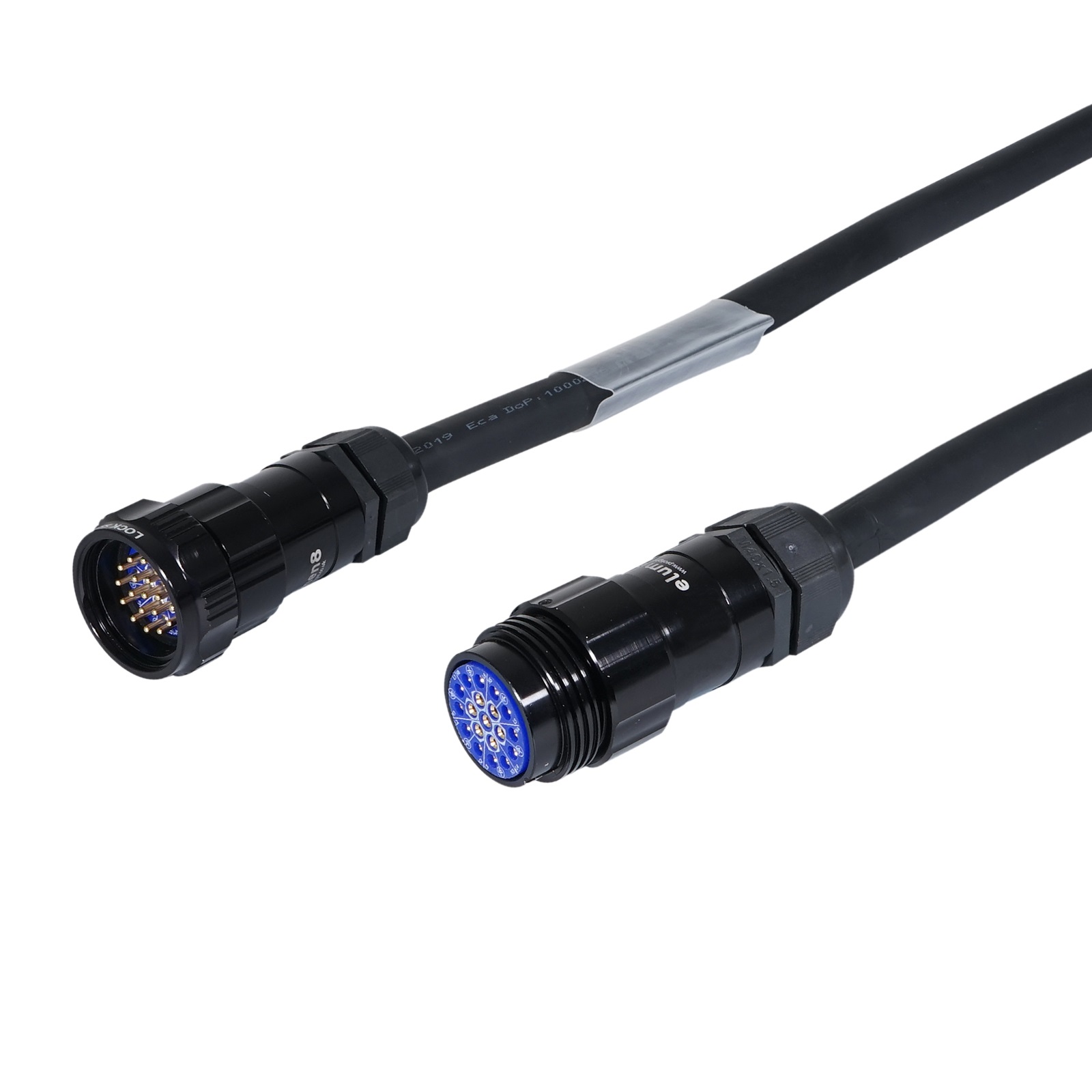 Showsafe Socapex 19 Pin 10 Metre 2.5mm Mains Extension Cable SL419