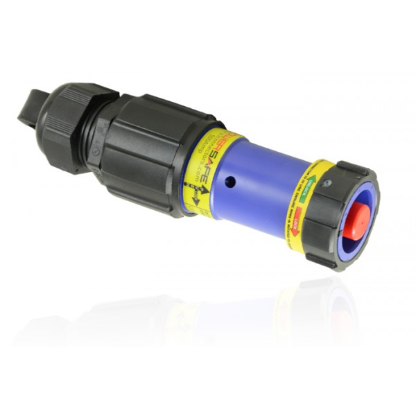 Powersafe Powerlock Rotalock 500Amp Line Source Connector 120 mm2 M40 Blue Neutral