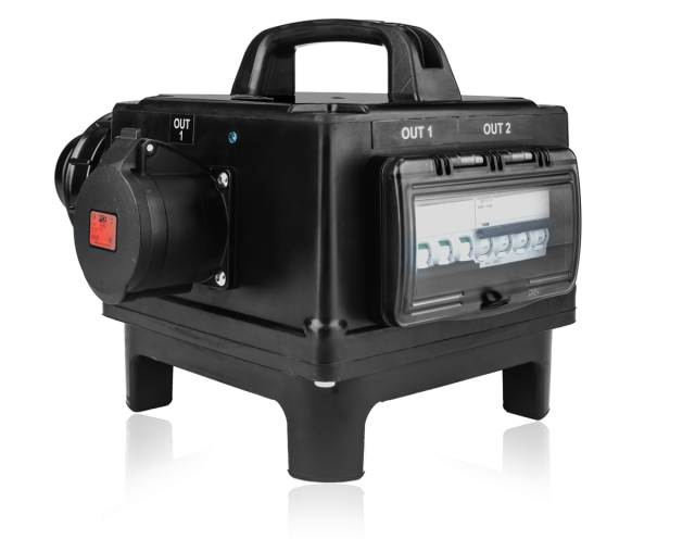 PowerBox Empty box “NEW TURTLE” 10 Module Solid Rubber