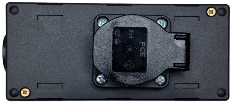 RigPort L1S2T1-MKII PowerCON True 1 to 2 x Schuko Sockets with Lids